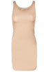 Womens U-Neck Sleeveless Bodycon Dress