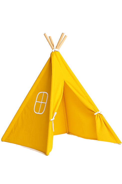 Kids Play Tent Teepee - Indoor Foldable Playhouse for Toddlers & Children