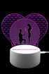 Wholesale 3D LED Lamps – 20 Pack or 40 Pack Assorted Acrylic Night Lights - From £2.24 Per Unit