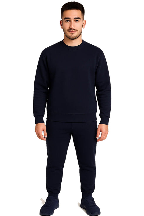 Mens Polycotton Crew Neck Tracksuit