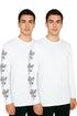 2 Pack Mens Long Sleeve Cotton T-Shirt