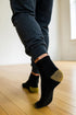 Men’s Black Work Socks with Contrast Heel & Toe – 6 or 12 Pack