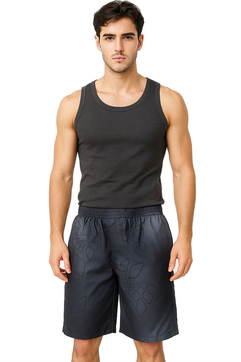 Men’s Mesh-Lined Shorts – Elastic Waist Beachwear for Swimming, Gym & Outdoor Sports