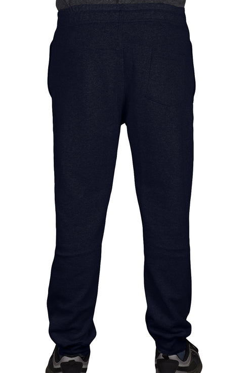 Men Elasticated Drawstring Fleece Bottoms