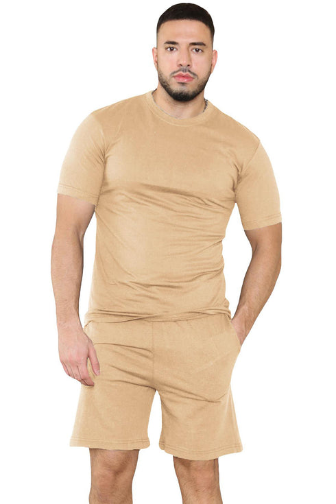 Mens T Shirt Short Set