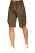 Crosshatch Mens Knee Length Cargo Shorts