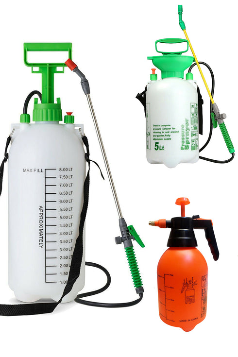 Manual Garden Hand Pressure Sprayer - 2/5/8L