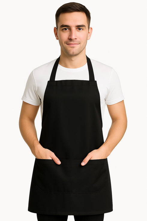 2 Pack Unisex Kitchen Apron – Adjustable Waterproof Cooking Aprons with Pockets