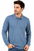 Men’s Long Sleeve Tipping Plain Polo Shirt