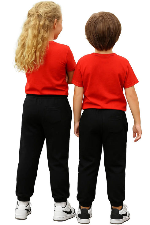 Kids Breathable Fleece Jogging Bottoms