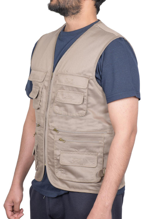 Mens Sleeveless Outdoor Work Gilet