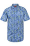 Mens Beach Print Hawaiian Shirt