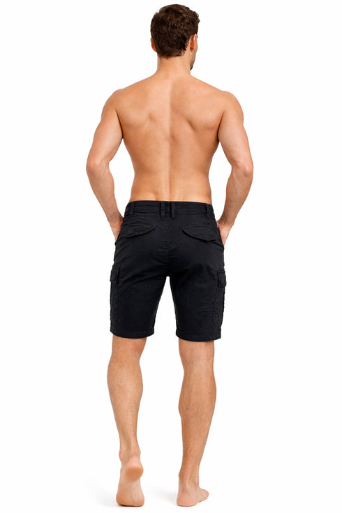 Mens Cotton Cargo Knee Length Shorts