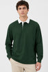 Men’s Long Sleeve Plain Rugby Polo Shirt