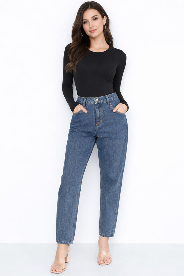Ladies Straight Denim Jeans - ST9
