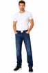Mens Enrico Bootcut Denim Jeans with Free Belt