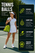 12 & 24 Pack Tennis Balls with Mesh Carry Bag