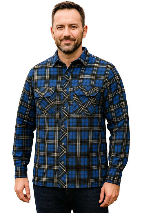 Men’s Classic Button Up Flannel Shirt