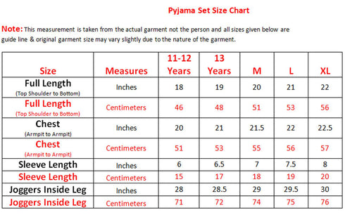 Kids Elf Christmas Printed Pyjamas Set