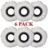 Spin Mop Refill Heads Replacement Pads - Compatible Microfiber Mop Heads – 2, 4, 6, 8, or 10 Pack