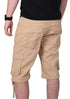 Mens Knee Length Cargo Shorts