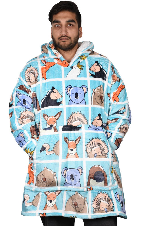 Cozy Unisex Blanket Hoodie - Ultimate Comfort and Warmth for All Genders