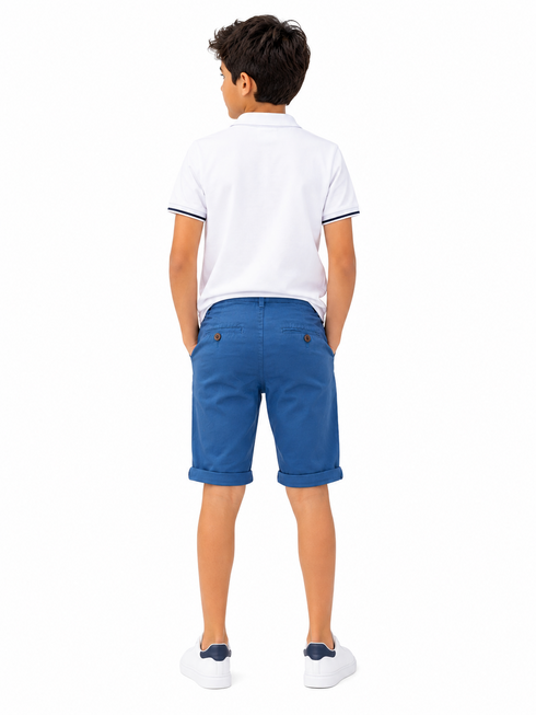 Kids Boys Navy Chino Shorts