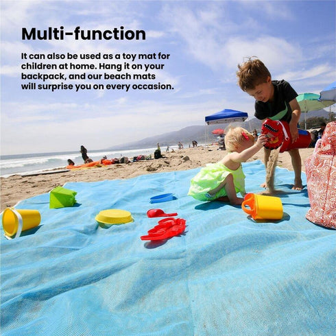 Beach Mat – Sandproof & Waterproof Outdoor Picnic Blanket, Foldable Travel Camping Mat