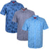 3 Pack Mens Hawaiian Summer Shirts