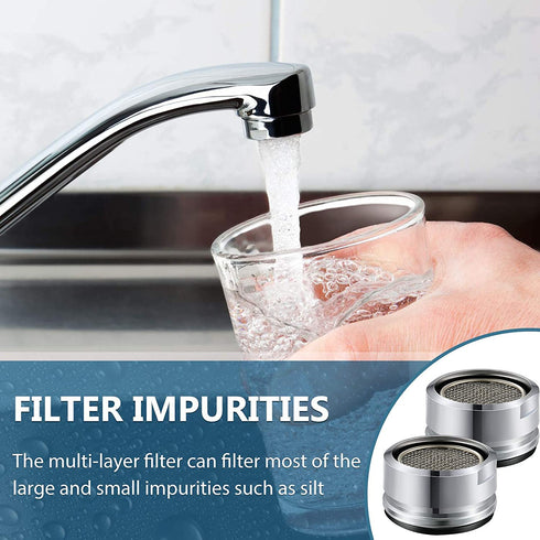 4 Pack Bathroom Sink Faucet Aerator Filter Nozzle