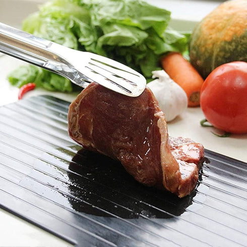 2 Pack Aluminium Quick Defrost Food Plate