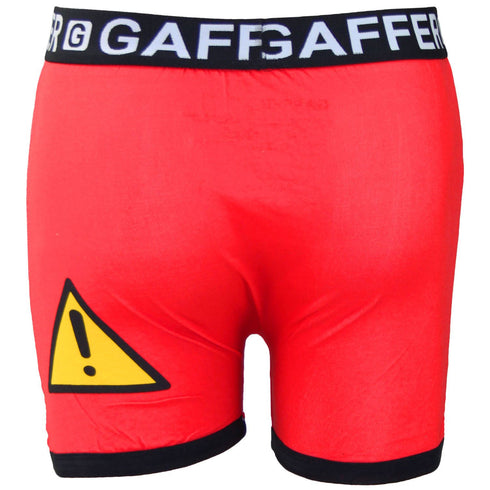 Gaffer Novelty Men’s Boxer Shorts – Caution Heavy Load Funny Print