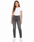 Girls Grey Ripped Skinny Jeans – Casual Stretch Denim