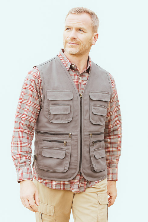 Mens Sleeveless Outdoor Work Gilet