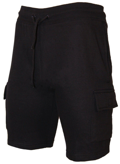 Mens Fleece Cargo Shorts