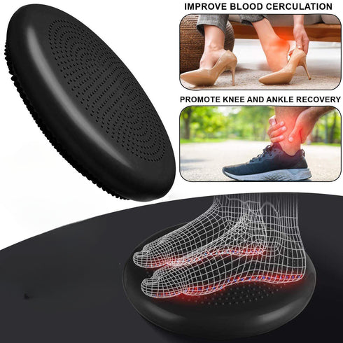 Balance Air Cushion For Massage Yoga Exercise - 1/2 Pack