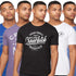 5 Pack Mens Cross Hatch Cotton T-Shirt