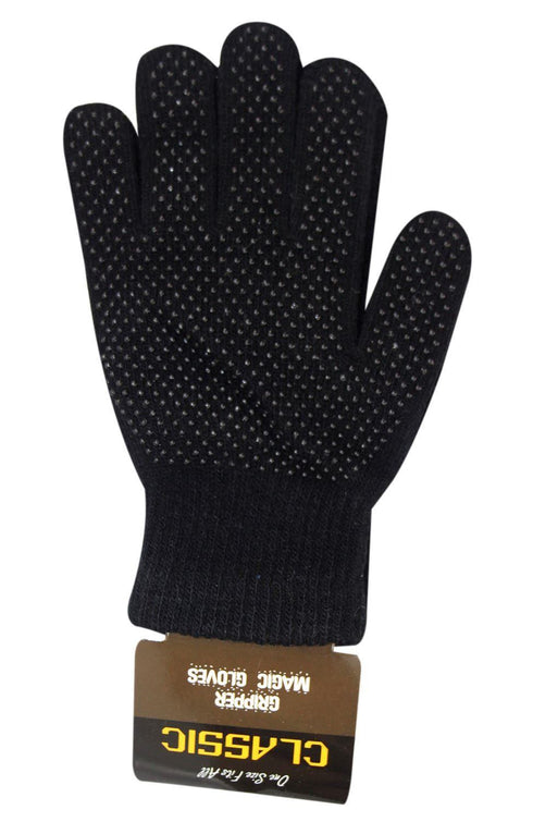 Unisex Thermal Gripper Gloves - 1/3/6 Pairs