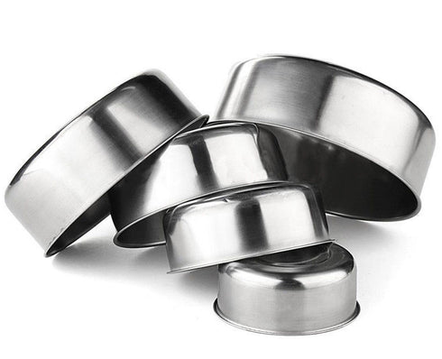 15-Piece Stainless Steel Bowl Set with Lids & Measuring Spoons