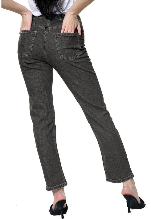 True Face Women's Straight BB_W_Jean_Straight_BLK_10R