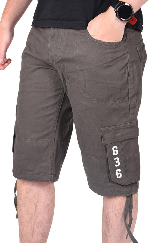 Mens Knee Length Cargo Shorts