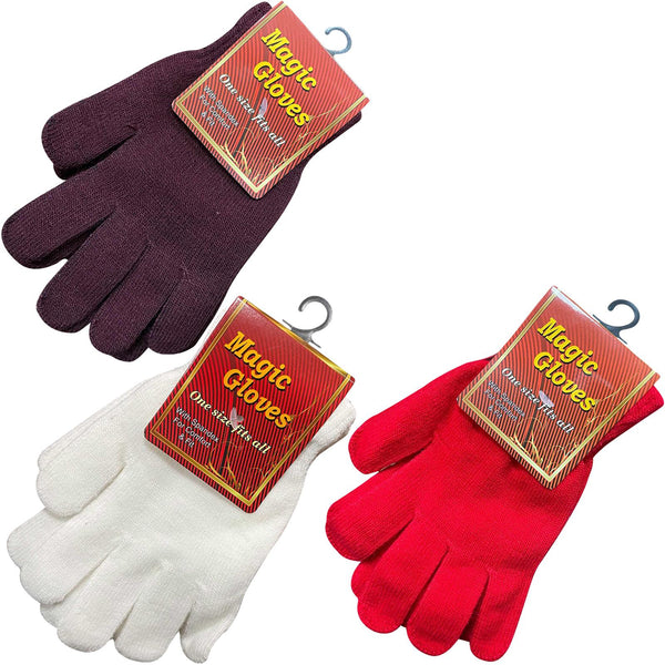 3 Pack Unisex Spandex Magic Gloves Pair