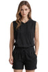 Womens Sleeveless Hoodie Short Set