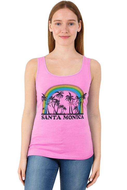 Women Printed Sleeveless Top