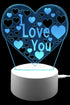 Wholesale 3D LED Lamps – 20 Pack or 40 Pack Assorted Acrylic Night Lights - From £2.24 Per Unit