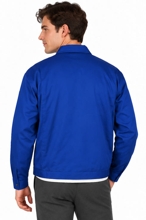 Men’s Polycotton Work Jacket – Lightweight Multi-Pocket
