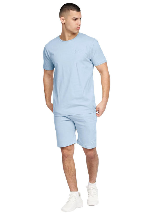 Mens Crosshatch Short Sleeve Tracksuit
