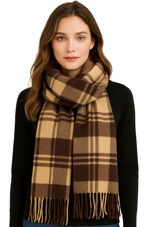 Stylish Unisex Winter Muffler – Soft Knit Wool Blend Scarf