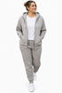Women’s Hooded Tracksuit Set – Zip Up Hoodie & Joggers Lounge-wear Set