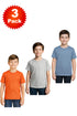 3 Pack Kids Crew Neck T-shirts